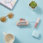 Easter Egg Colorblock Hair Claw Clip - Pastel Patchwork – hair accessories (view 2)