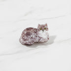 Translucent Elephant Hair Claw Clip - Pink Translucent Elephant