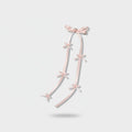 Ribbon Hair Clips With Delicate Bow Charms