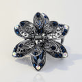 Elegant Floral Rhinestone Hair Claw Clip – hair accessories (view 1)