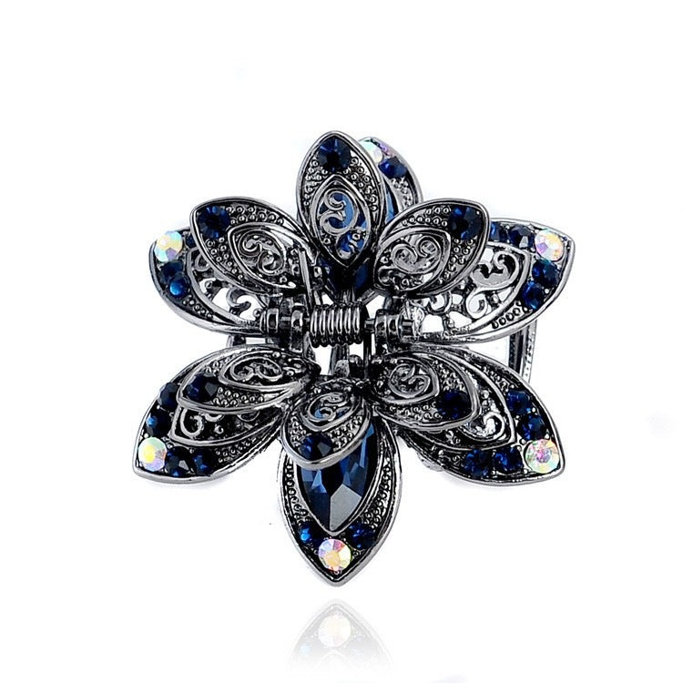 Crystal Rhinestone Hair Claw Clip - Gray – novelty & toys