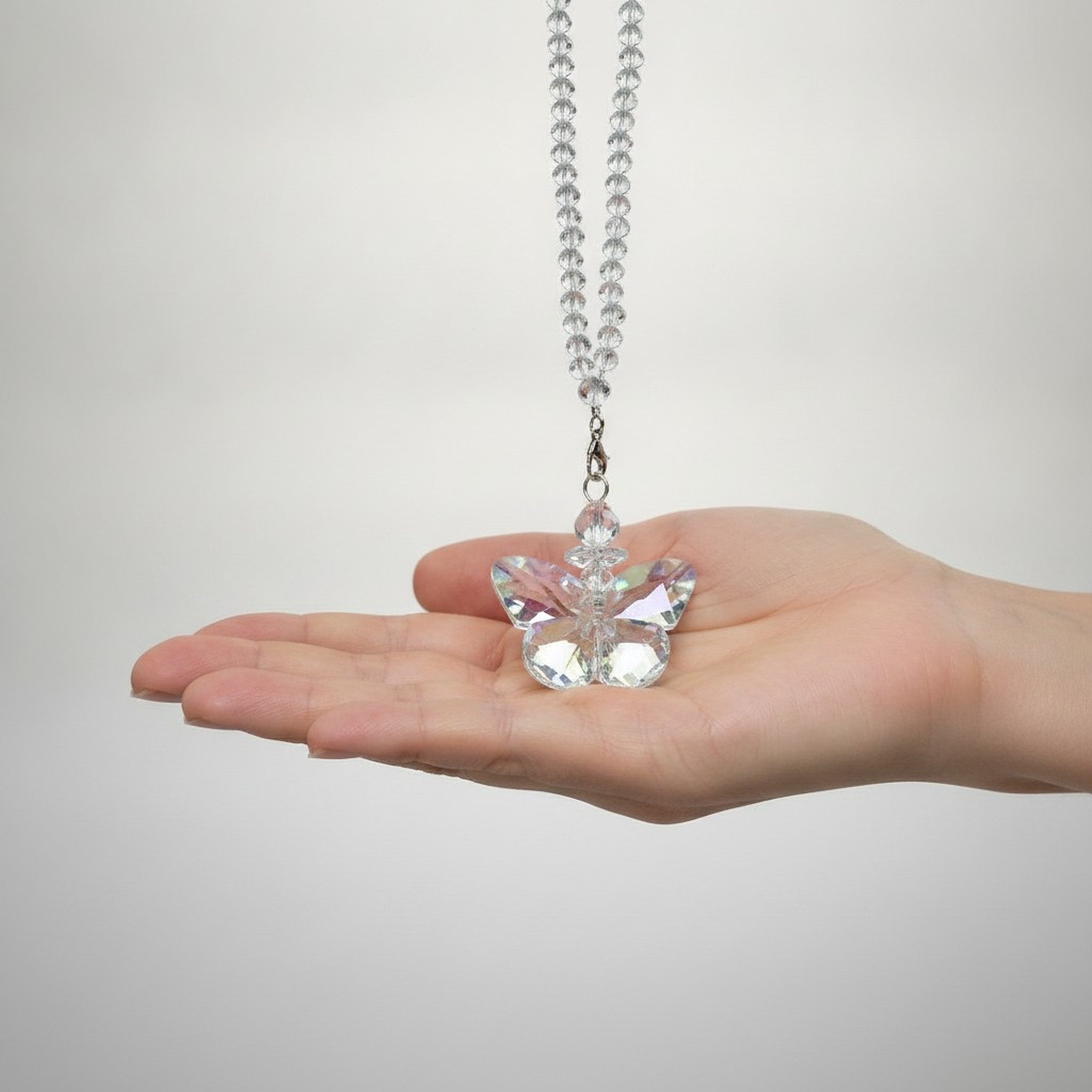 Crystal Butterfly Suncatcher Hanging Charm – novelty & toys (view 5)