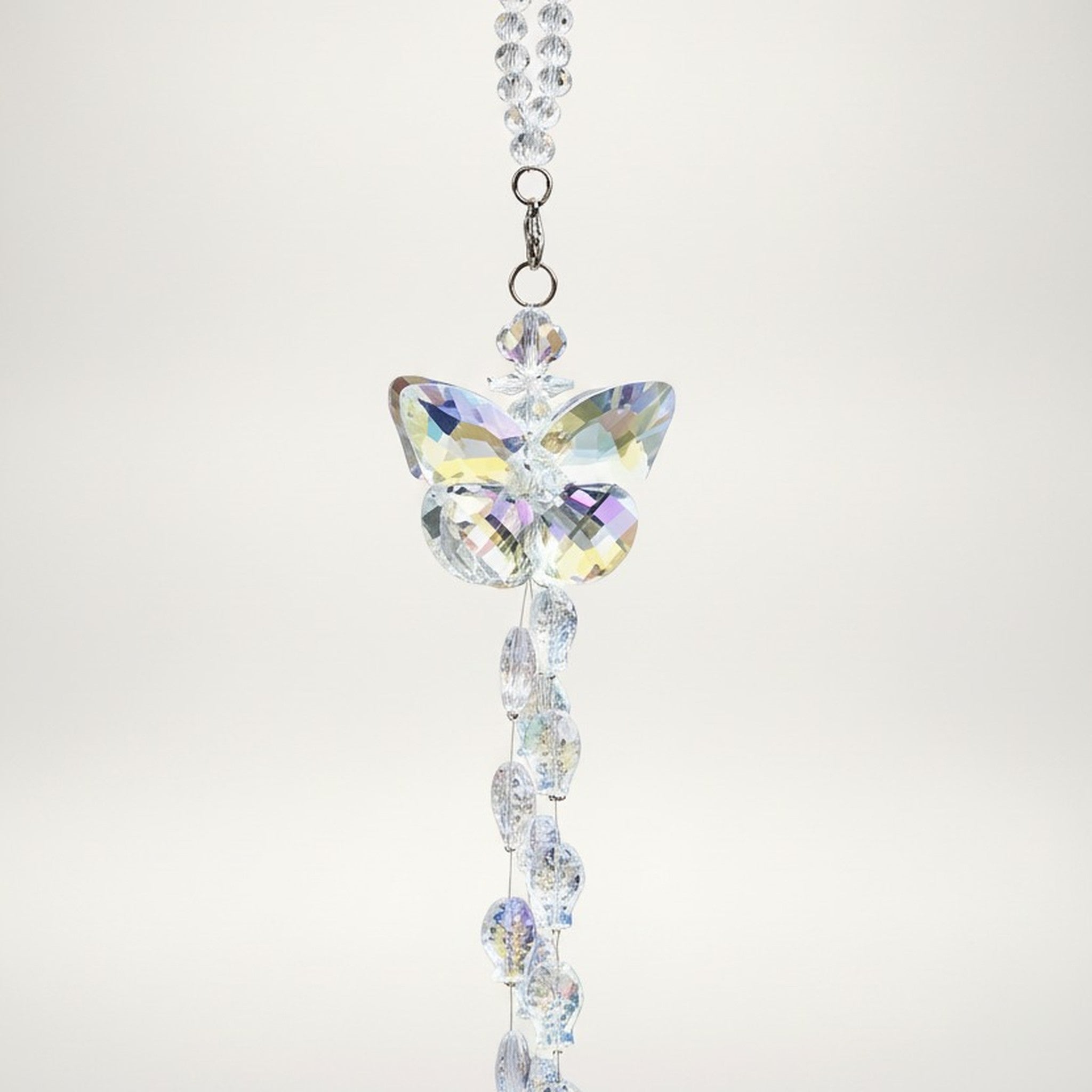 Crystal Butterfly Suncatcher Hanging Charm – novelty & toys (view 2)