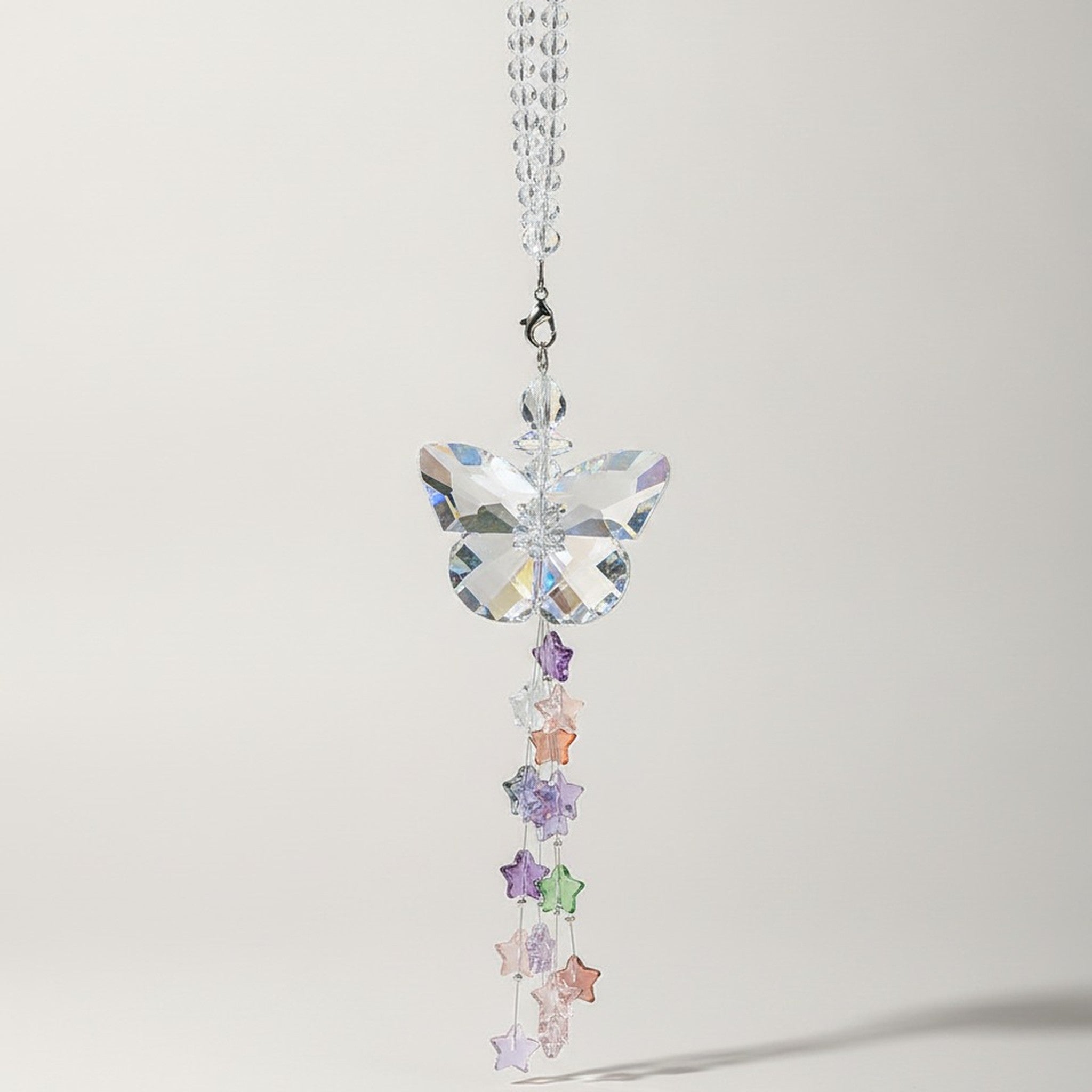 Crystal Butterfly Suncatcher Hanging Charm – novelty & toys (view 3)