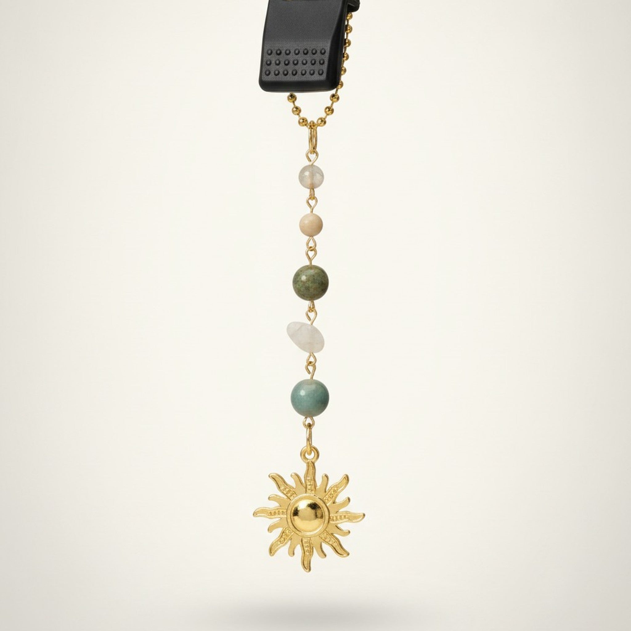 Beaded Sun Car Mirror Charm – novelty & toys (view 1)