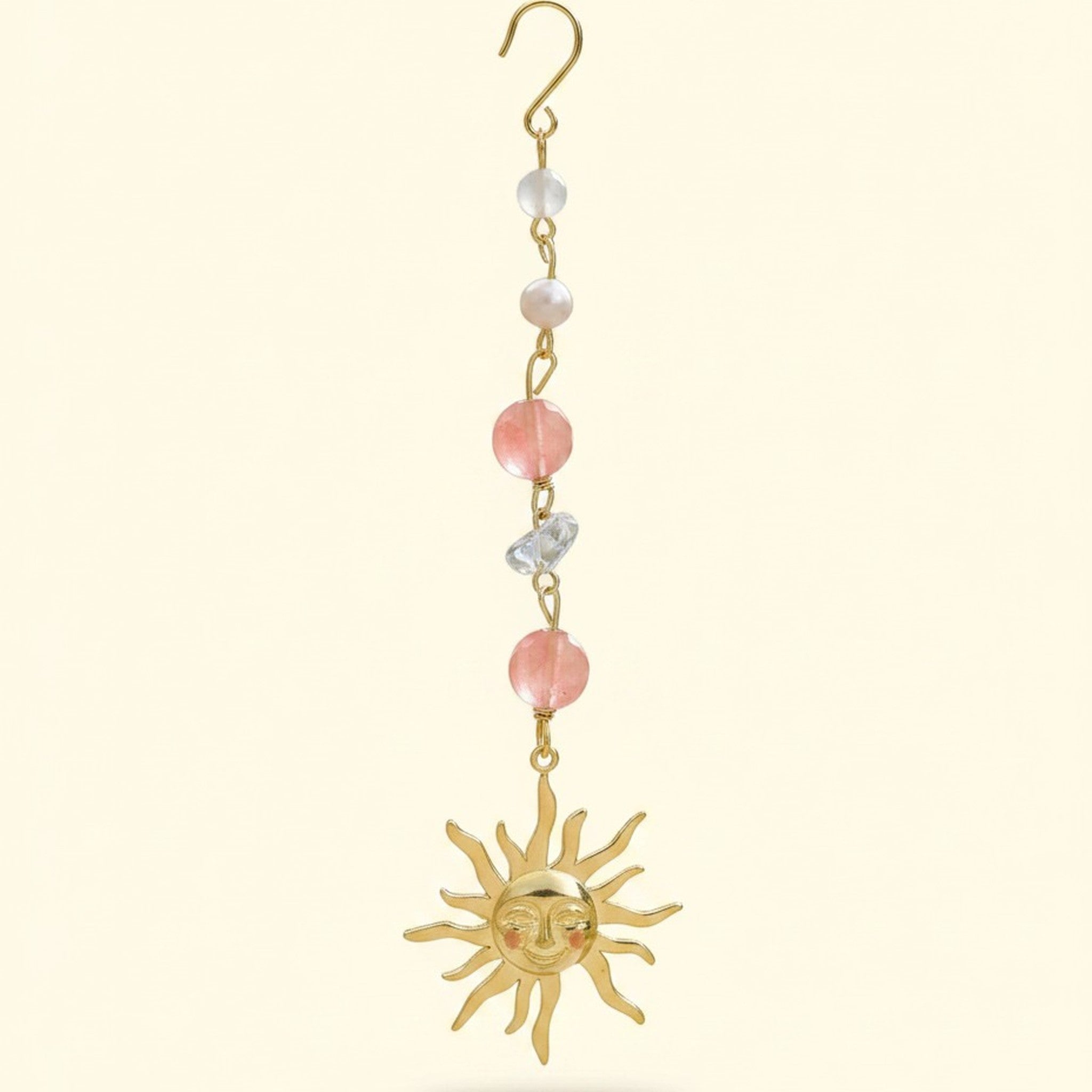 Beaded Sun Car Mirror Charm – novelty & toys (view 2)
