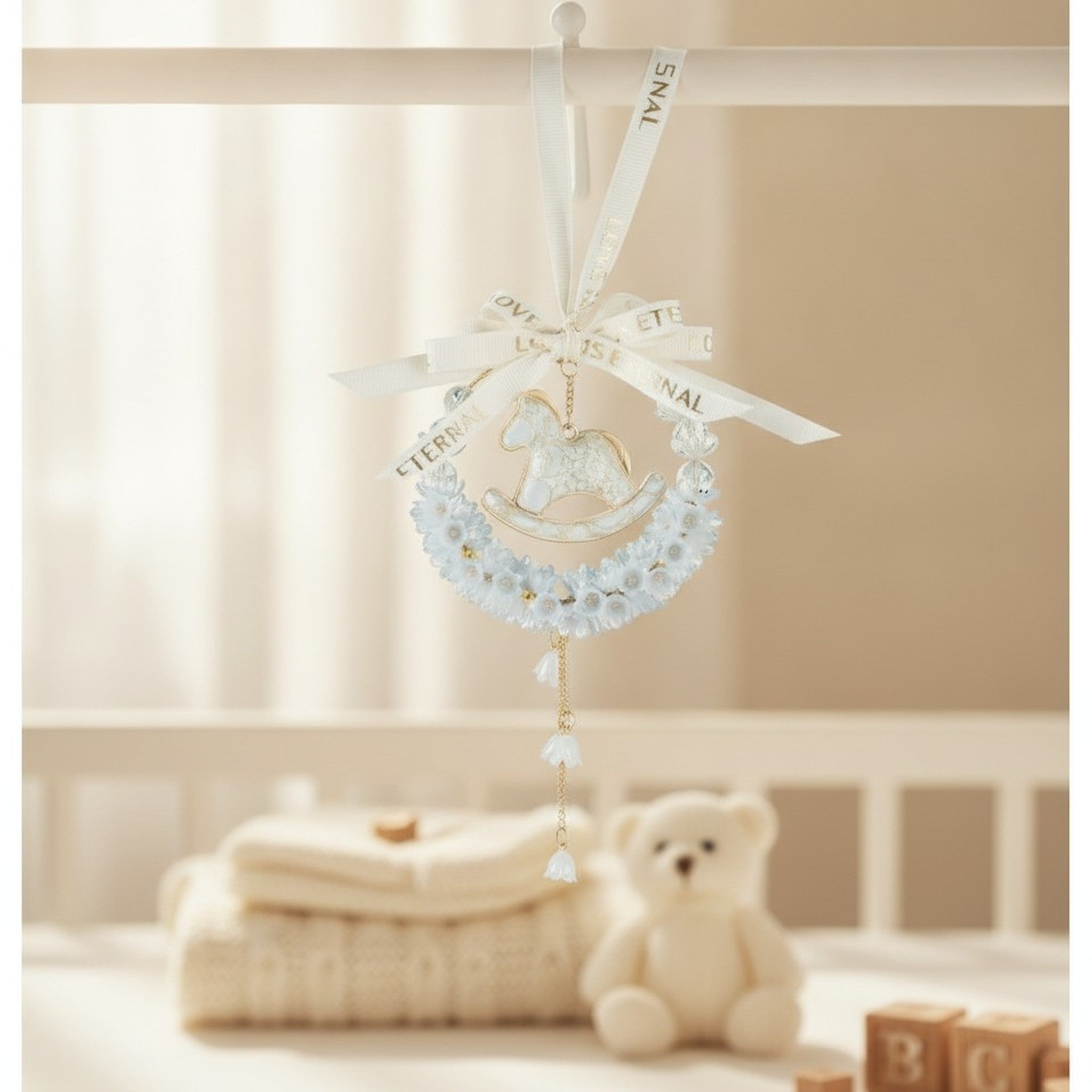 Rocking Horse Lily of the Valley Charm – novelty & toys (view 3)