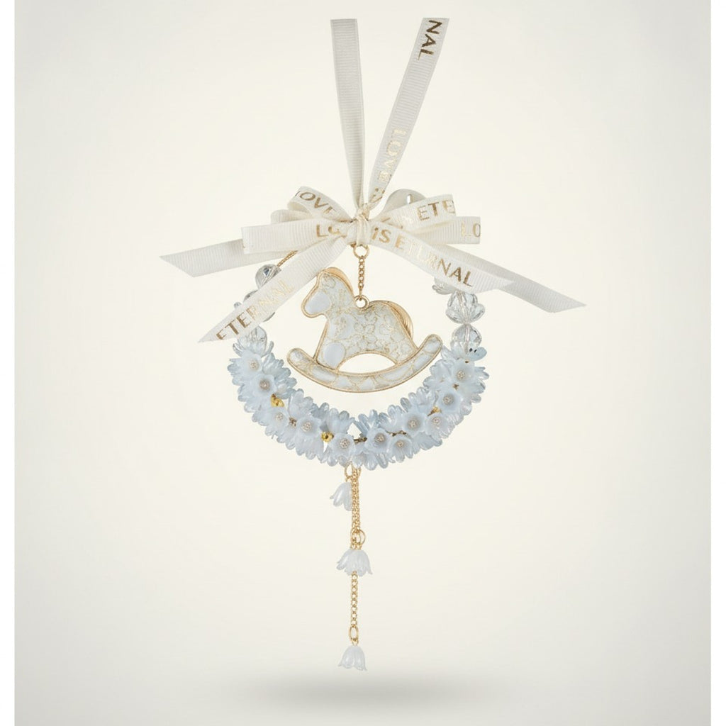 Rocking Horse Lily of the Valley Charm – novelty & toys (view 1)