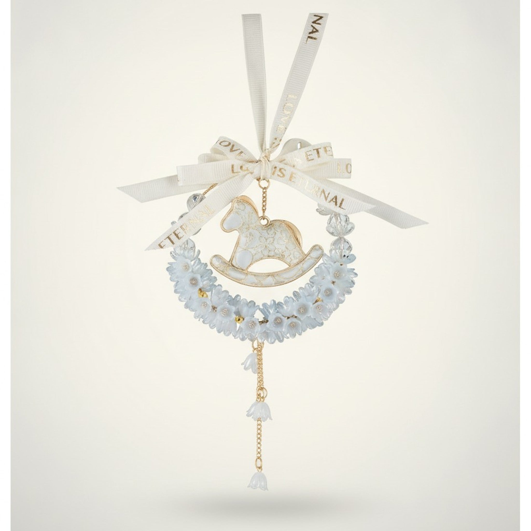 Rocking Horse Lily of the Valley Charm – novelty & toys (view 1)