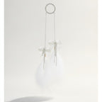 Sparkly Feather Bow Dangle Charm – jewelry (view 1)