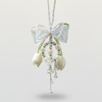 Elegant Tulip Beaded Pendant Charm – novelty & toys (view 1)