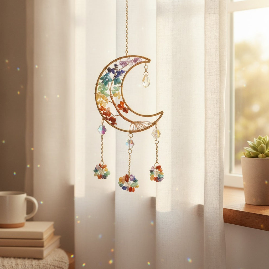 Crystal Moon Suncatcher – novelty & toys (view 2)