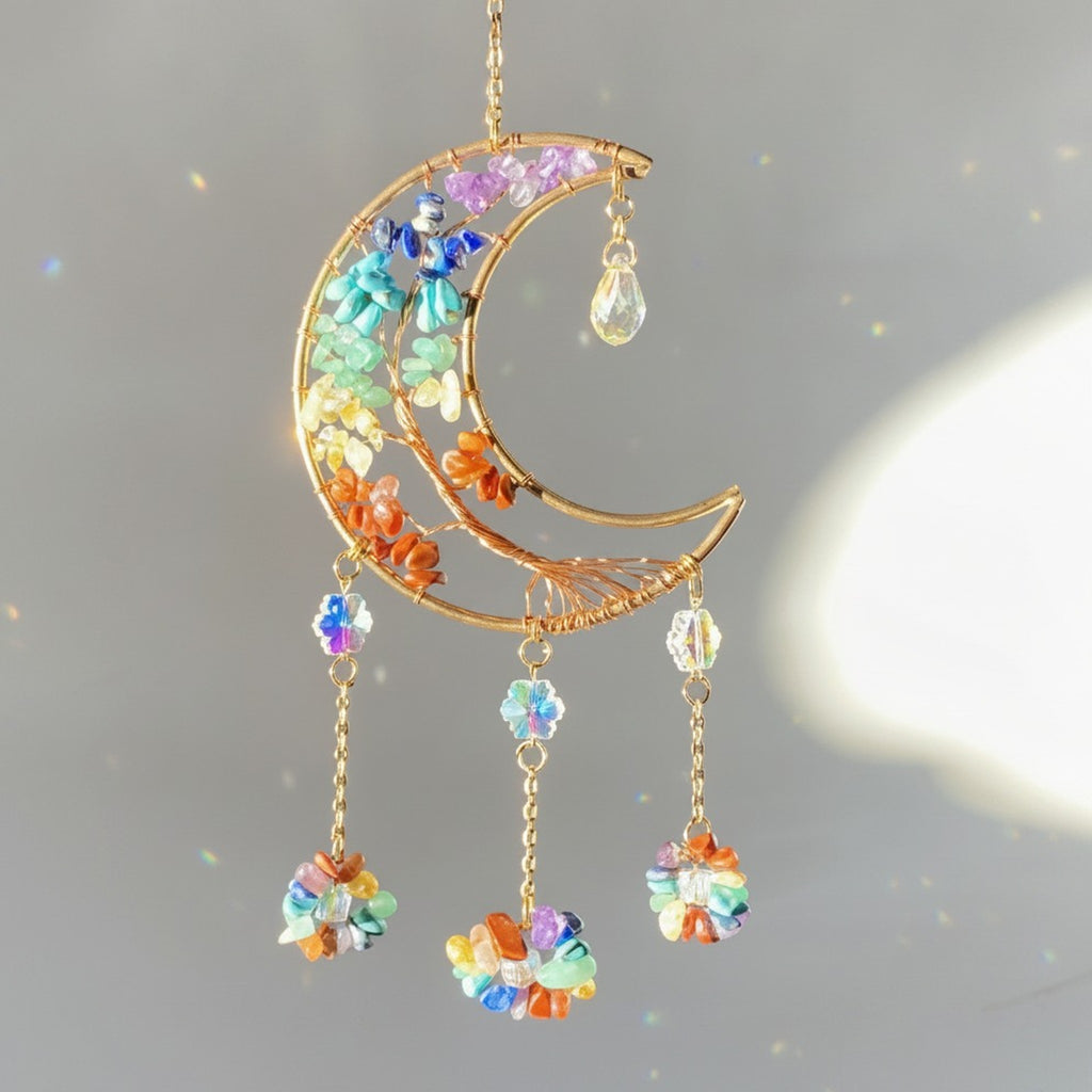 Crystal Moon Suncatcher – novelty & toys (view 1)