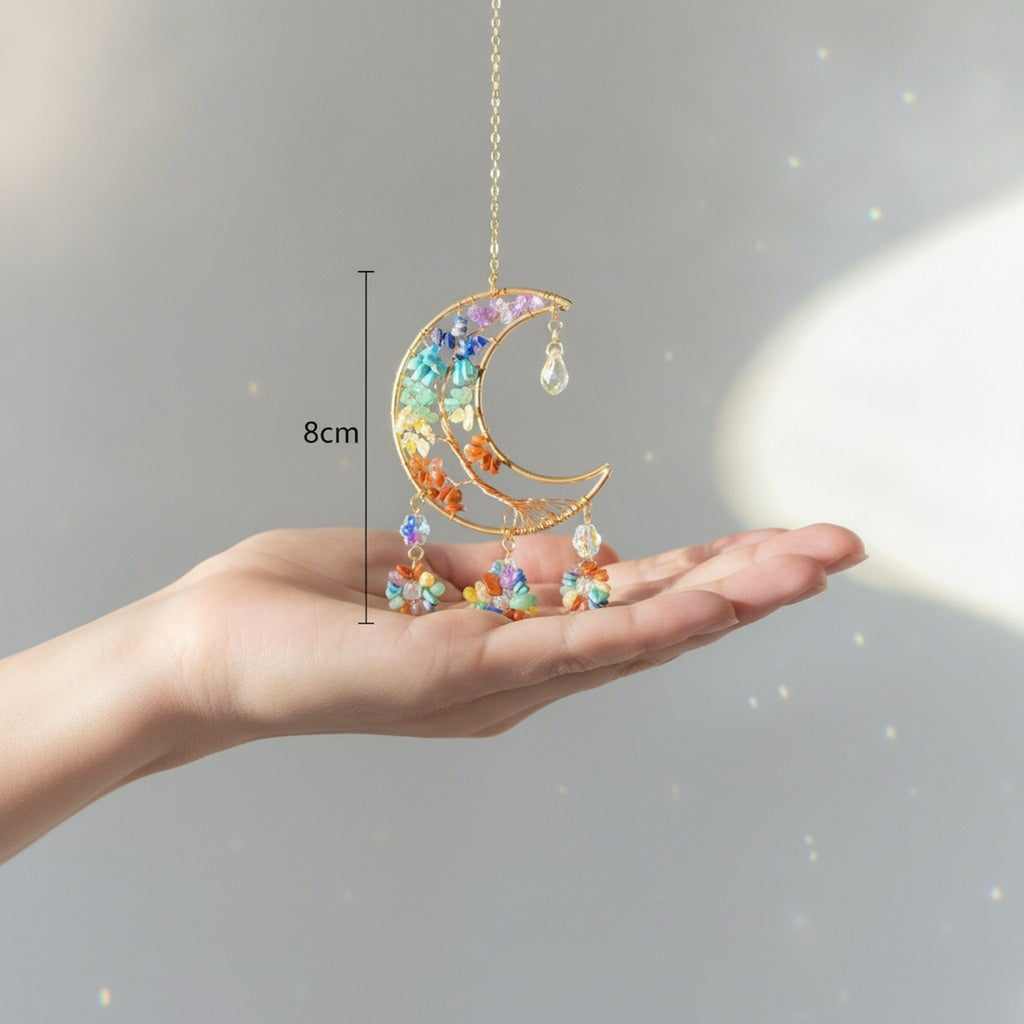 Crystal Moon Suncatcher – novelty & toys (view 3)