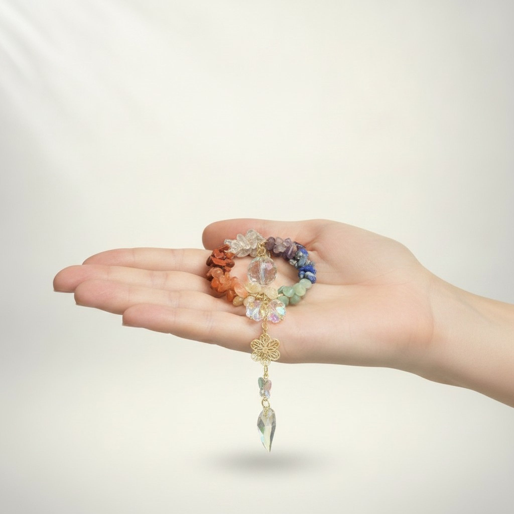 Chakra Crystal Suncatcher Hanging Decor – novelty & toys (view 4)
