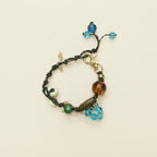 Multi-Color Beaded Charm Bracelet – jewelry (view 1)