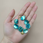 Iridescent Shell Charm Bracelet – jewelry (view 3)