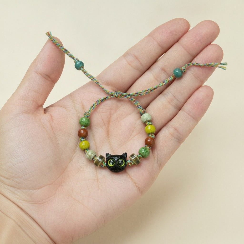Whimsical Beaded Charm Bracelet – jewelry (view 3)