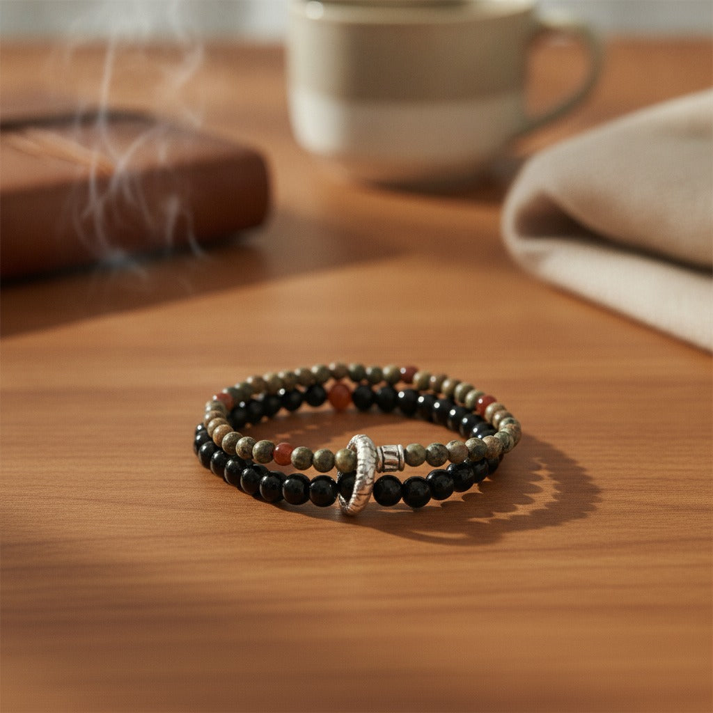 Stackable Stone Beaded Bracelets – jewelry (view 2)