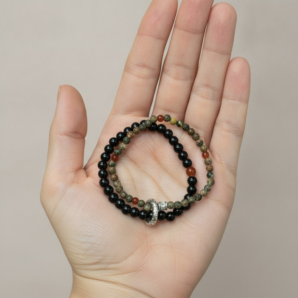 Stackable Stone Beaded Bracelets – jewelry (view 3)