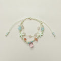 Pastel Starfish Stone Macrame Bracelet – jewelry (view 1)