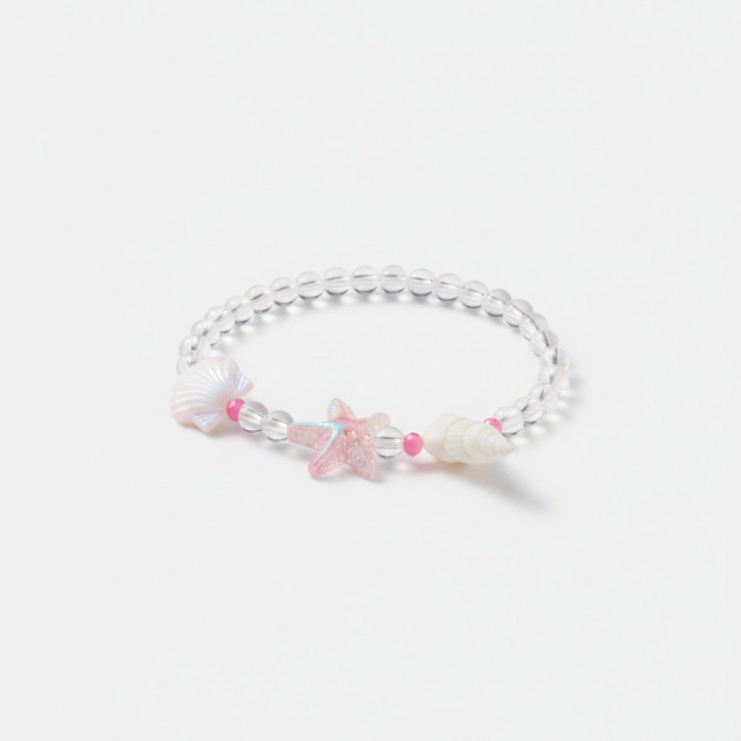 Seashell Starfish Beaded Wish Bracelet