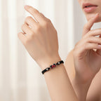 Butterfly Charm Braided Friendship Bracelet - Red Butterfly – jewelry (view 3)