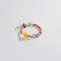 Colorful Beaded Bracelet With Yellow Star Charm – jewelry (view 1)