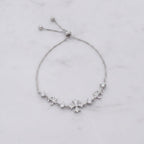 Rose Celestial Star Charm Bracelet - Bracelet - Silver