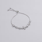 Rose Celestial Star Charm Bracelet - Bracelet - Silver