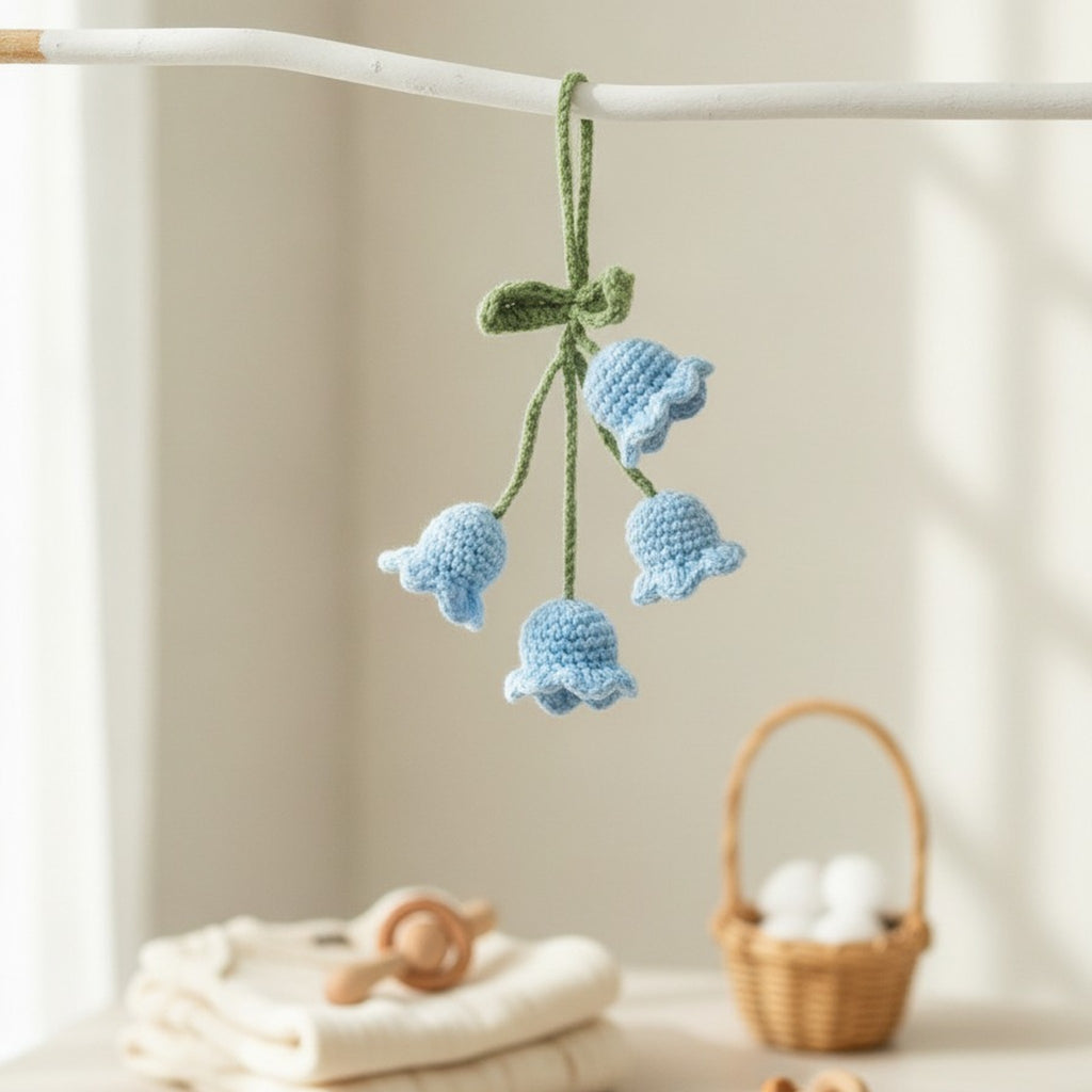 Crocheted Bellflower Hanging Charm – apparel accessories (view 4)