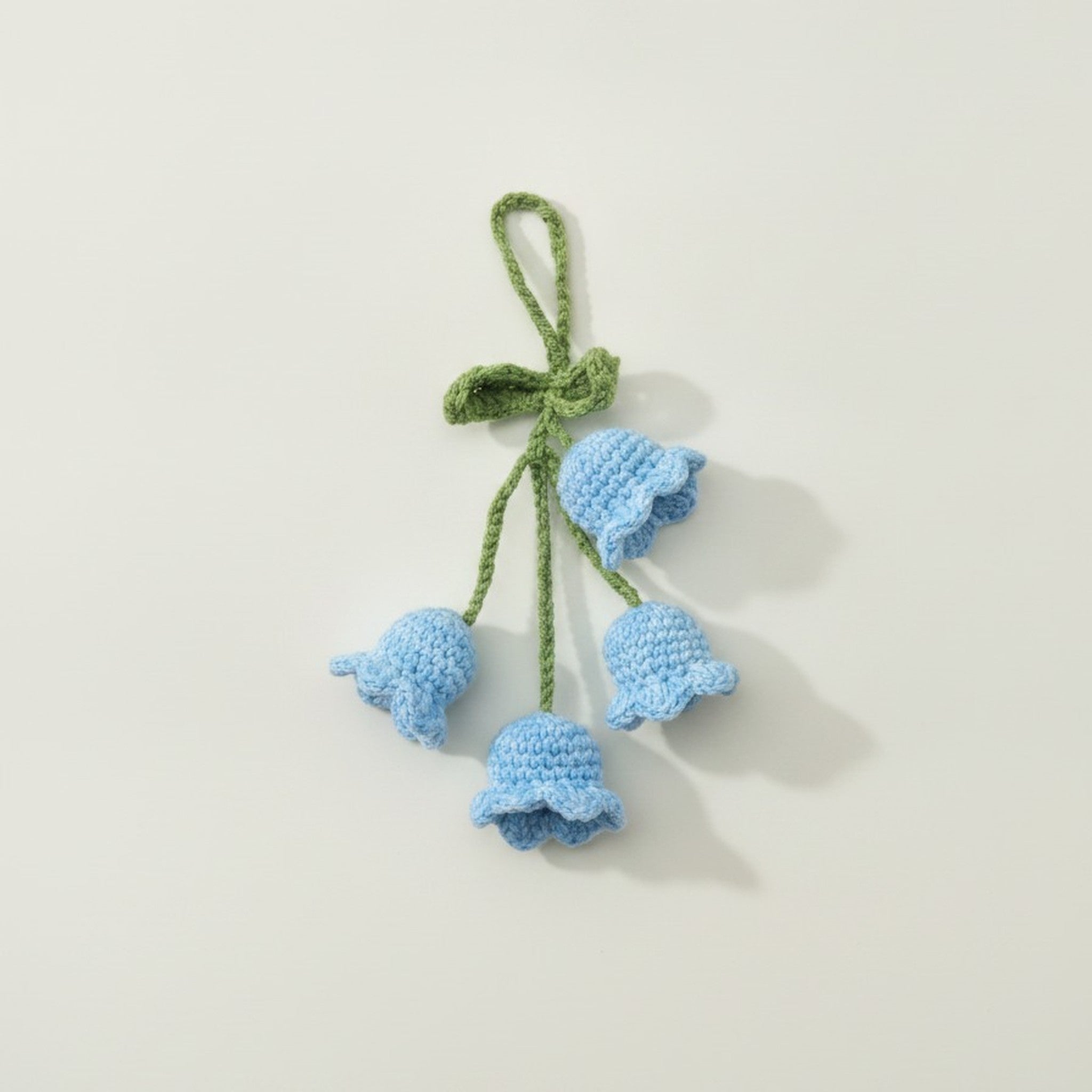 Crocheted Bellflower Hanging Charm – apparel accessories (view 1)