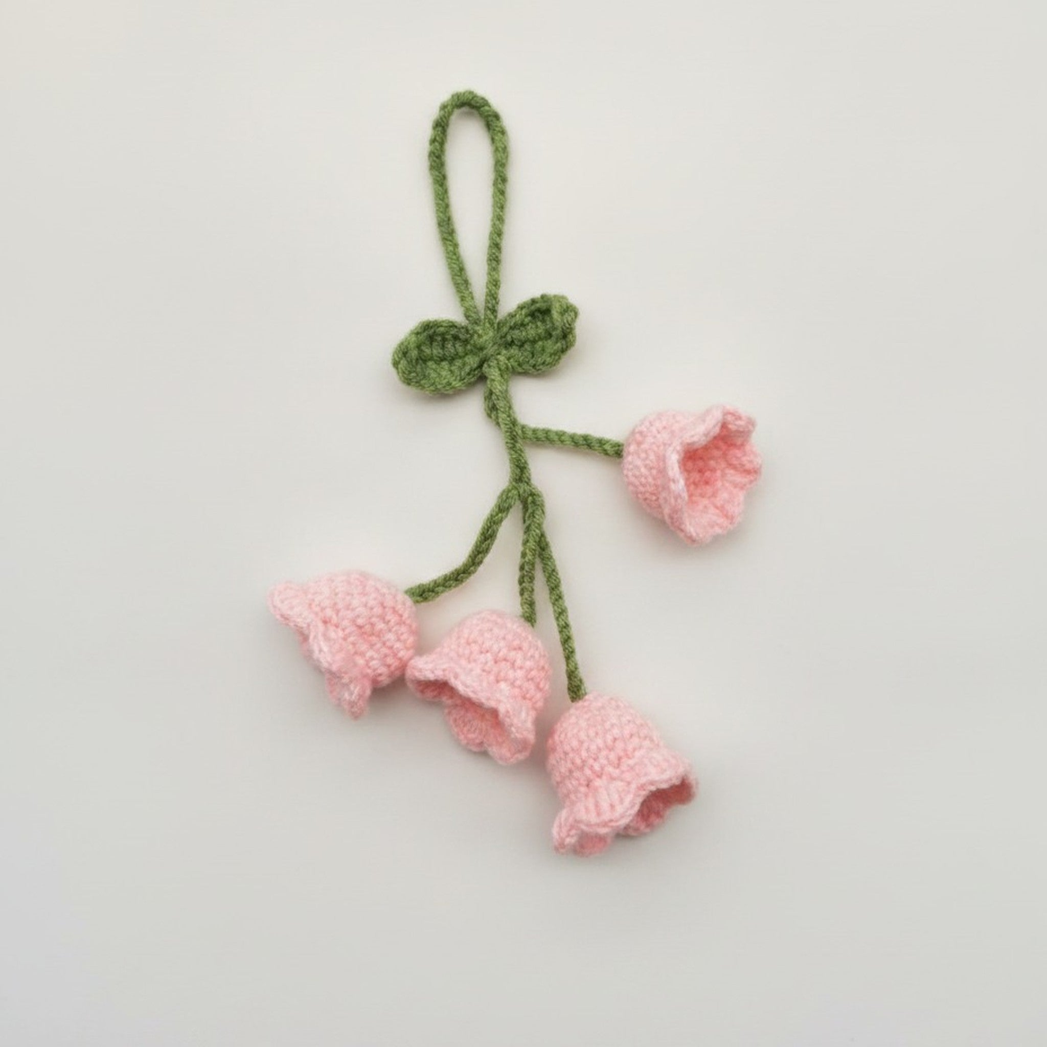 Crocheted Bellflower Hanging Charm – apparel accessories (view 2)