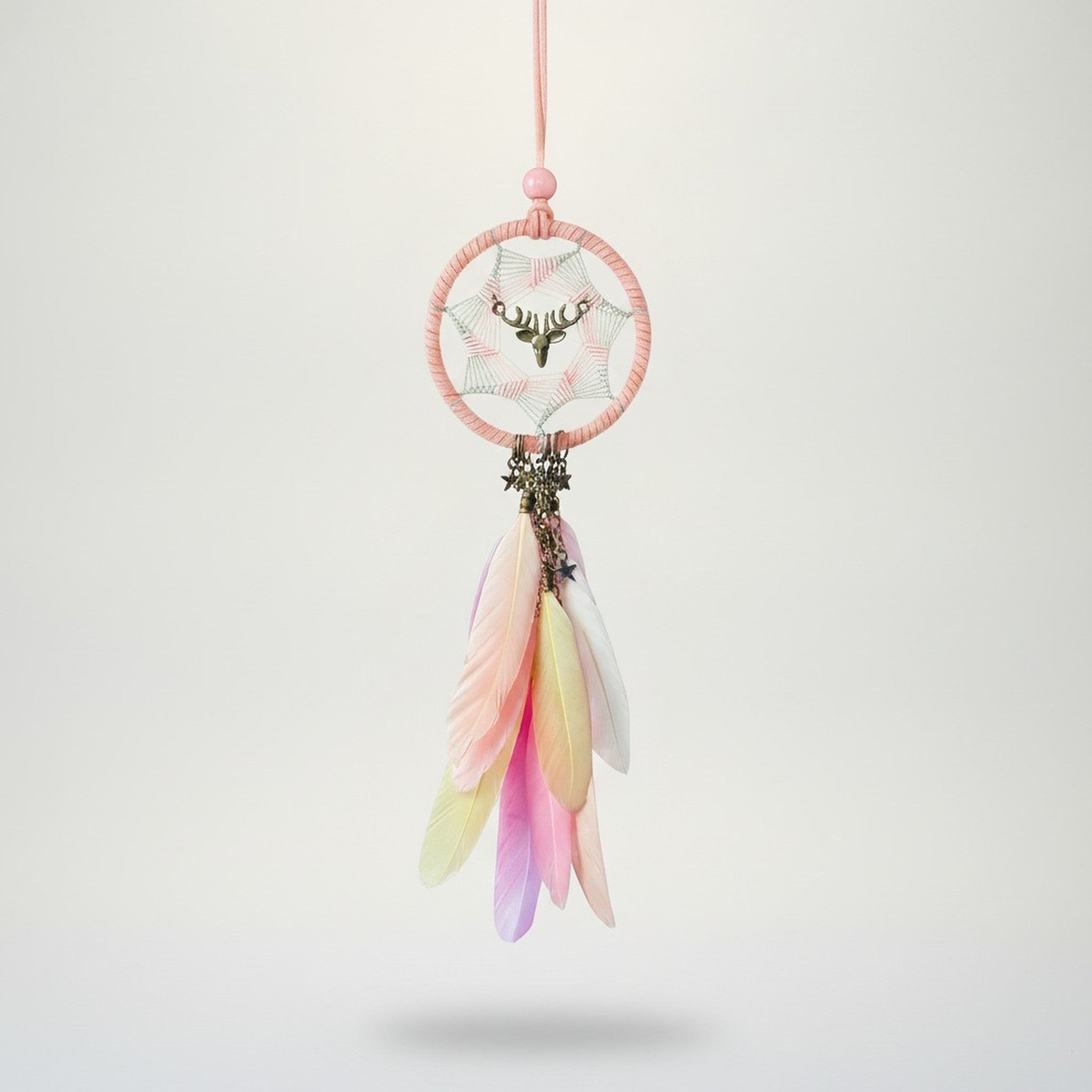 Deer Head Dreamcatcher Hanging Ornament – novelty & toys (view 1)