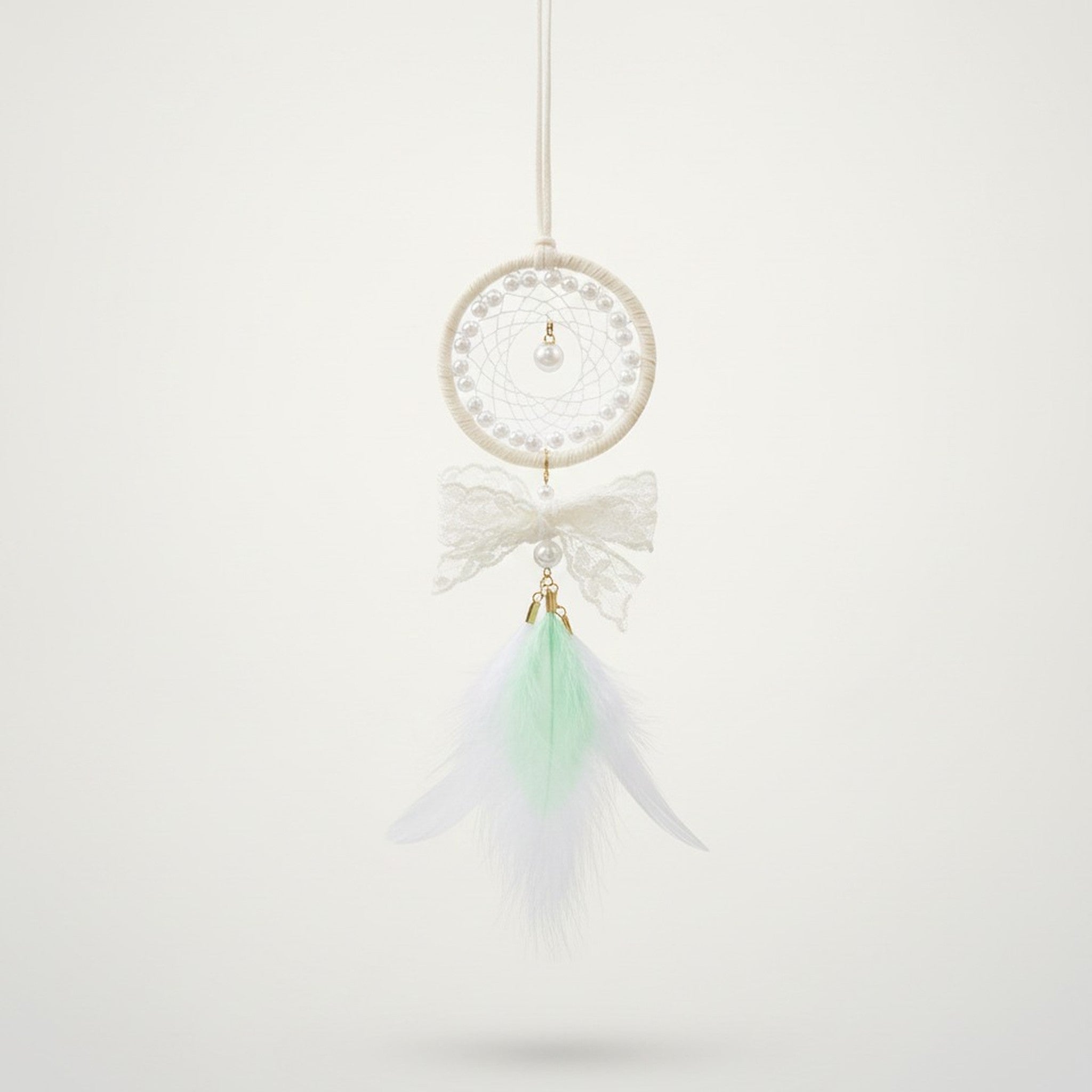 Handcrafted Beaded Dream Catcher Charm – novelty & toys (view 1)