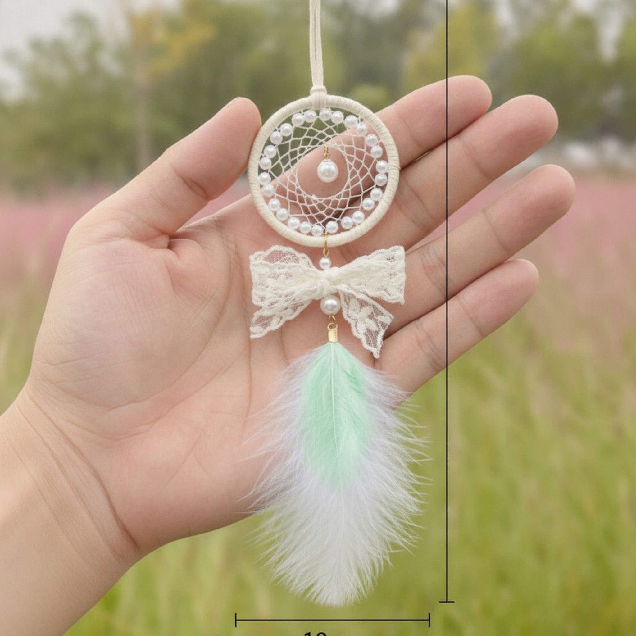 Handcrafted Beaded Dream Catcher Charm – novelty & toys (view 4)
