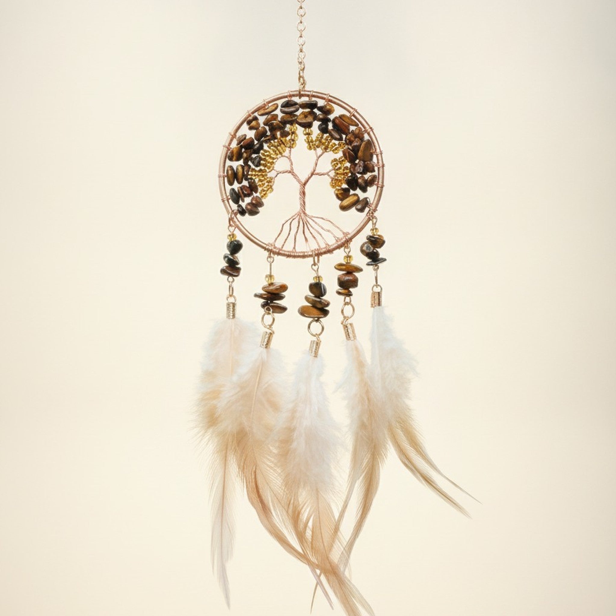 Crystal Tree of Life Dream Catcher Charm – novelty & toys (view 1)