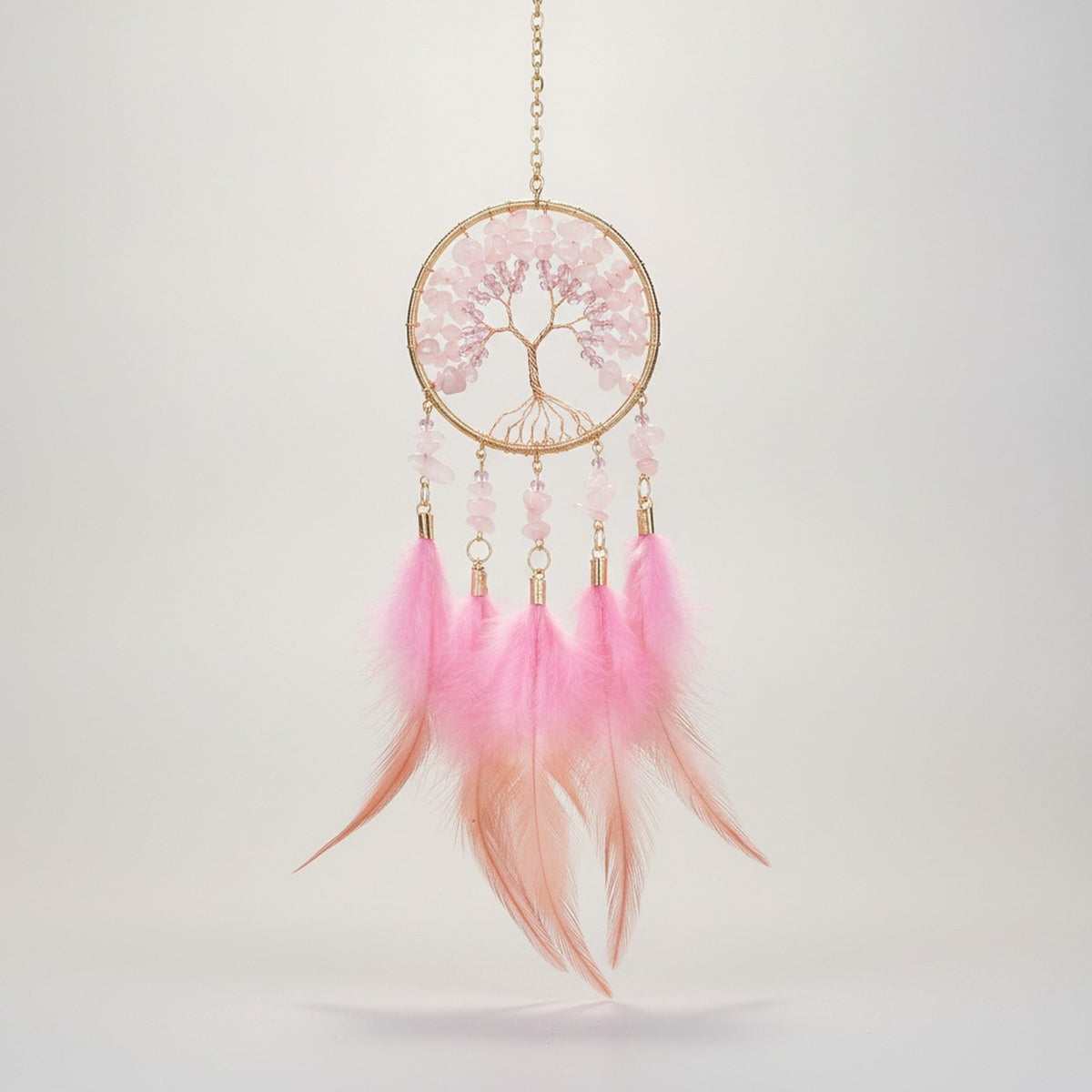 Crystal Tree of Life Dream Catcher Charm – novelty & toys (view 3)