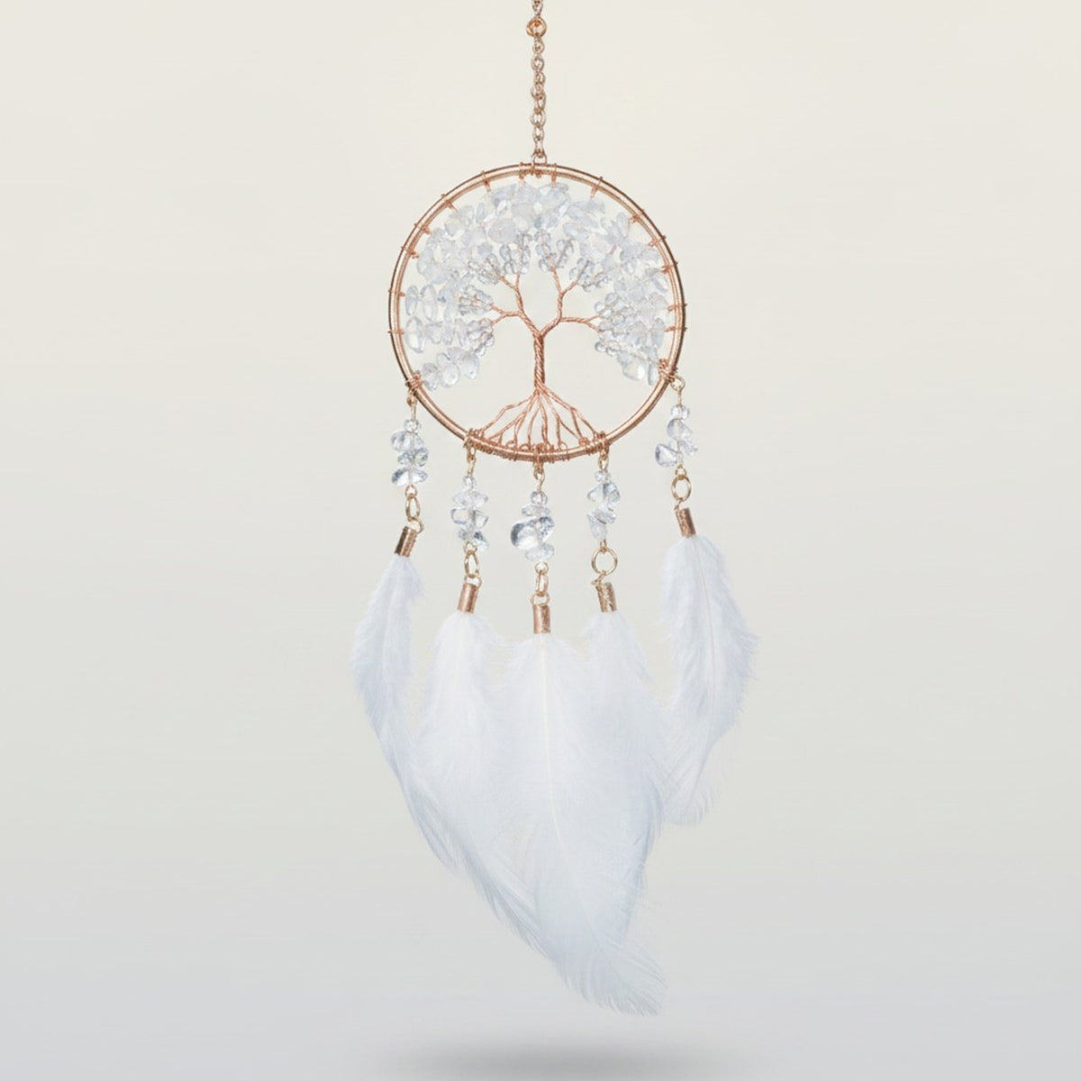 Crystal Tree of Life Dream Catcher Charm – novelty & toys (view 4)