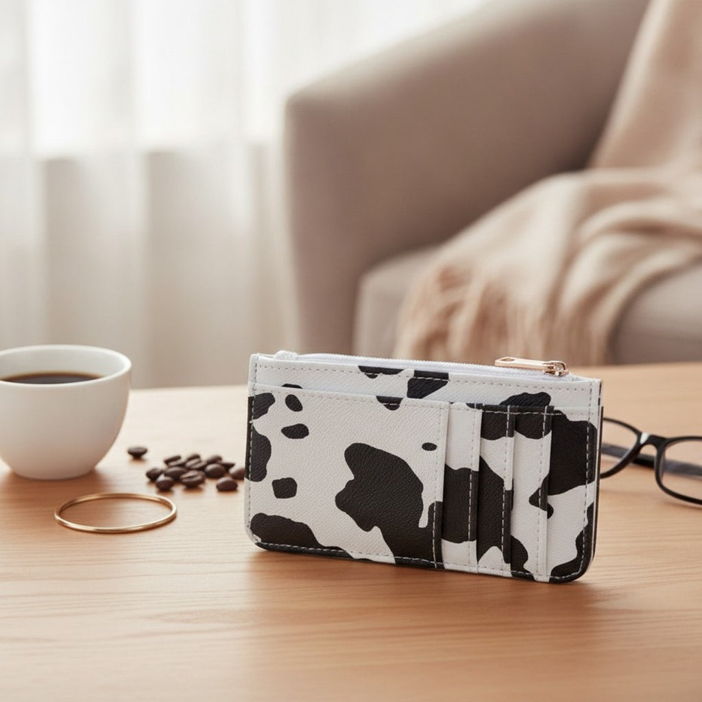 Mini Faux Leather Card Holder Wallet – bags & wallets (view 3)
