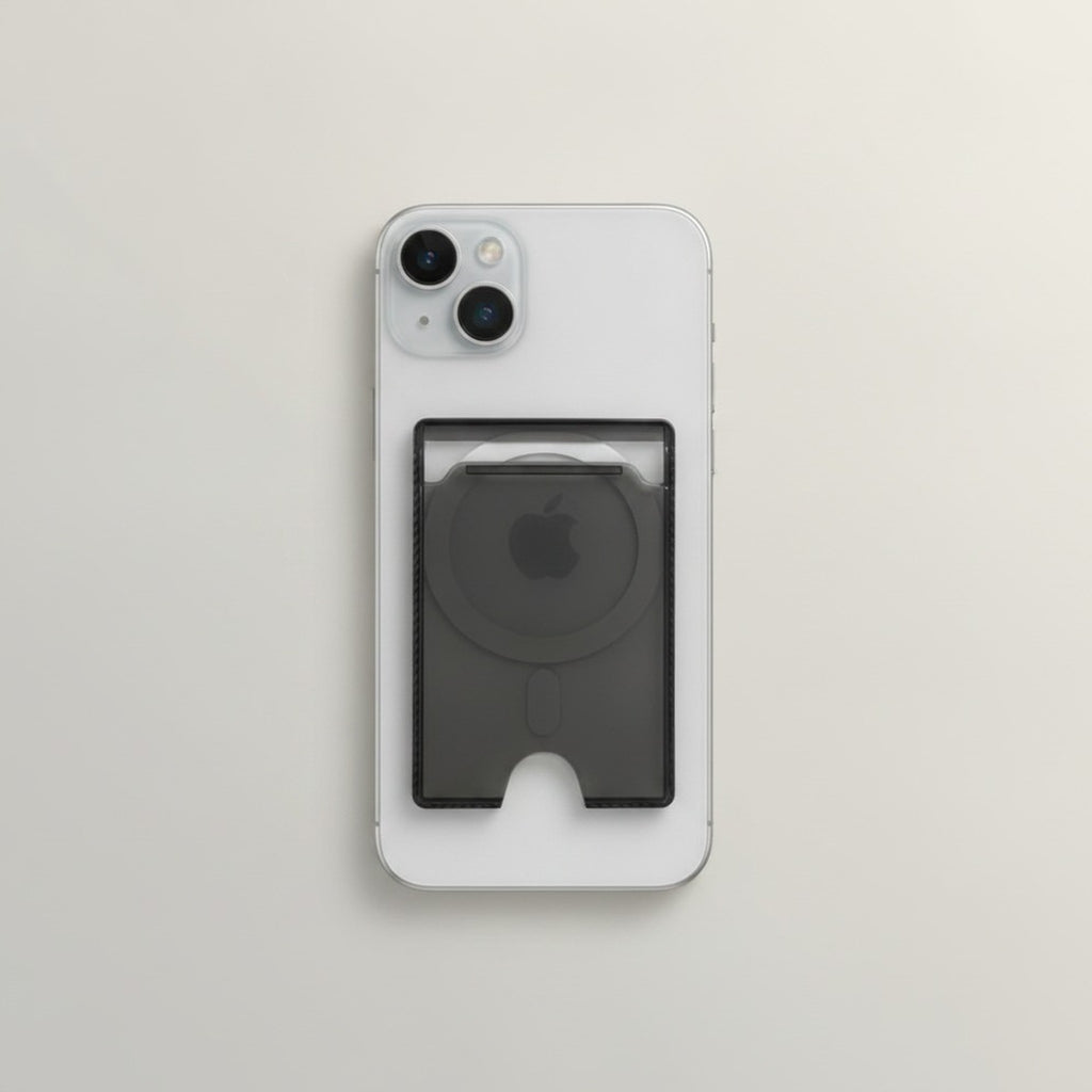 Magnetic Phone Card Slot AirTag Pouch – tech (view 1)