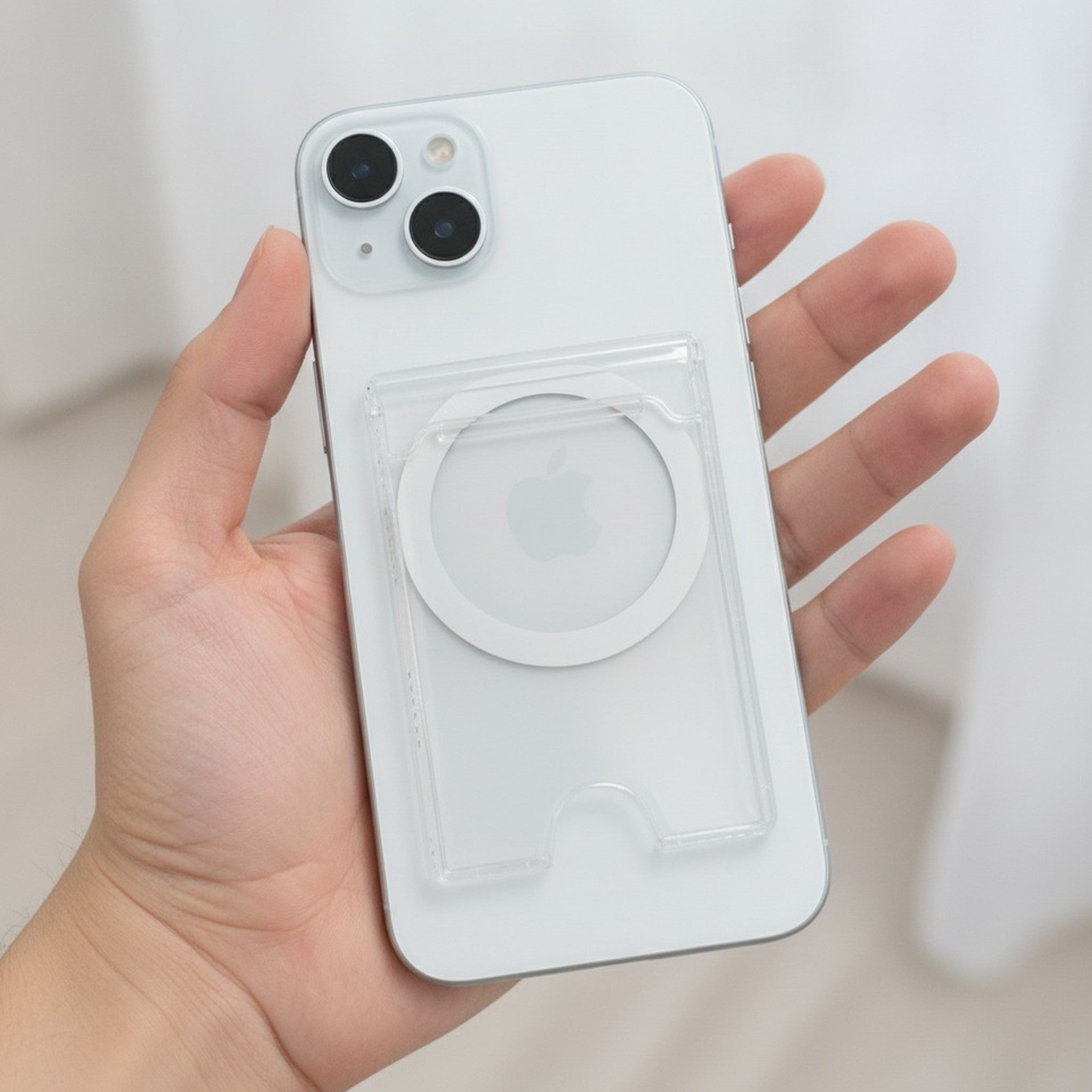 Magnetic Phone Card Slot AirTag Pouch – tech (view 4)