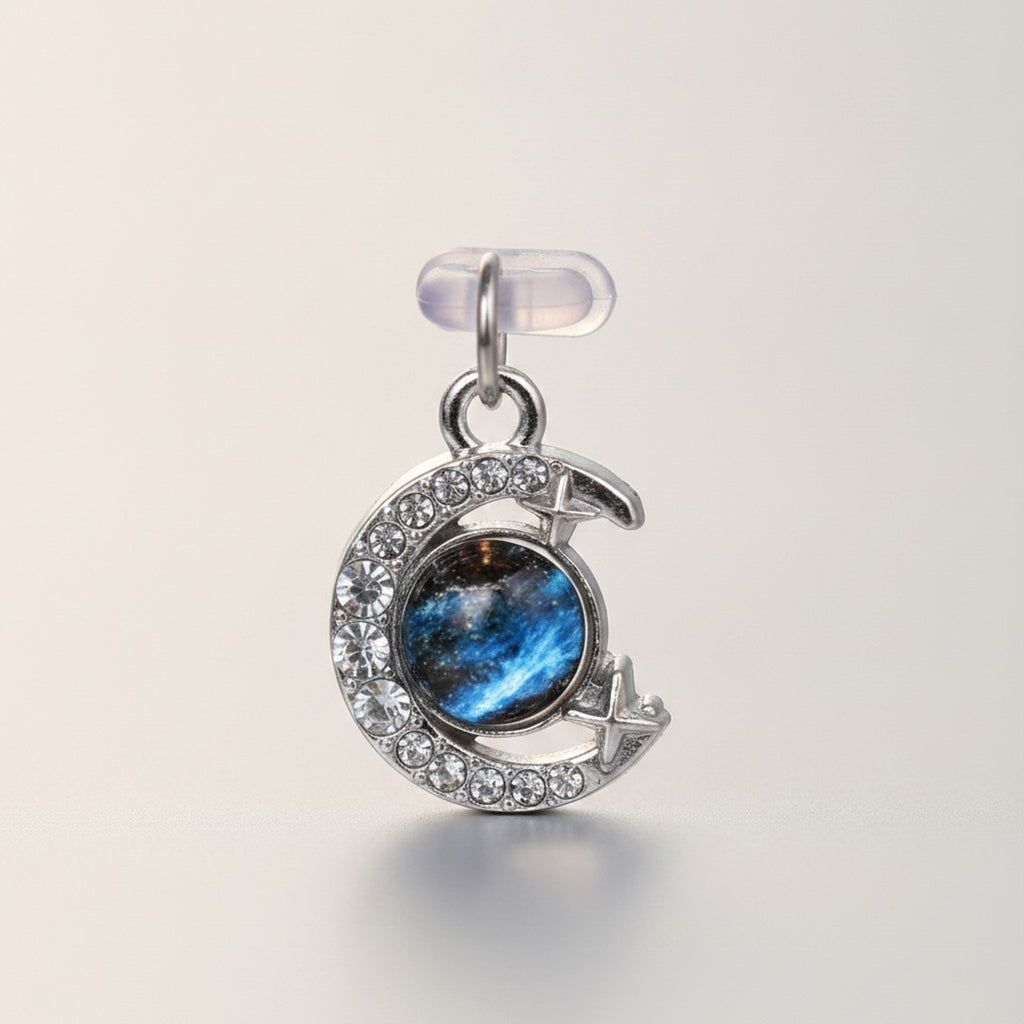 Sparkling Star Phone Port Charm – tech (view 1)
