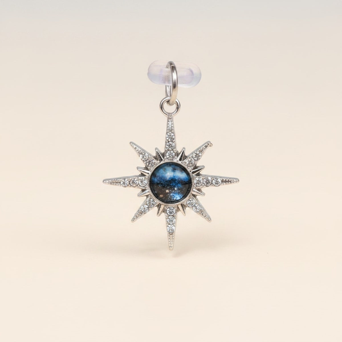 Sparkling Star Phone Port Charm – tech (view 2)