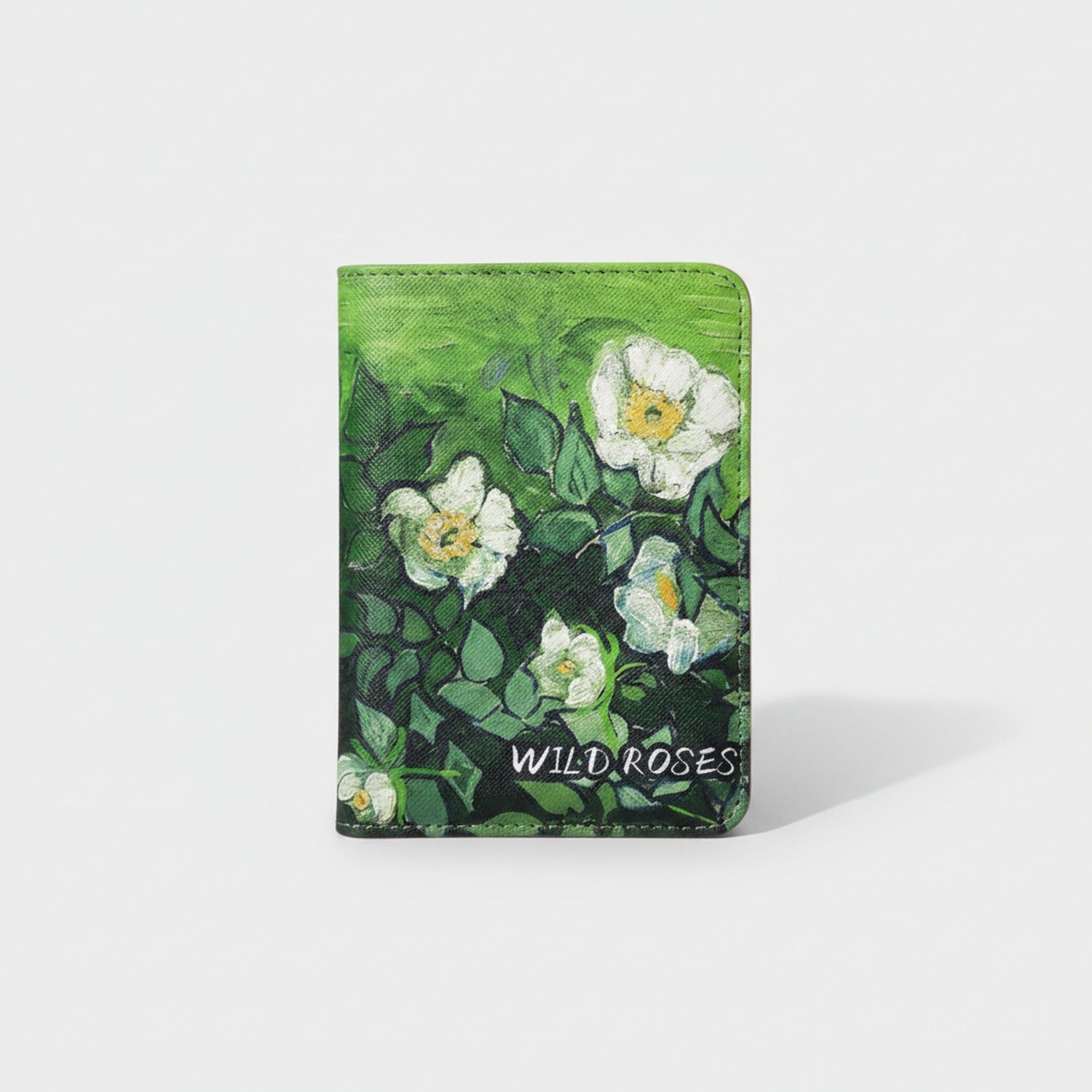 Wild Roses Floral Card Holder Wallet