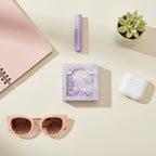 Purple Butterfly Flower Stationery Box (view 2)