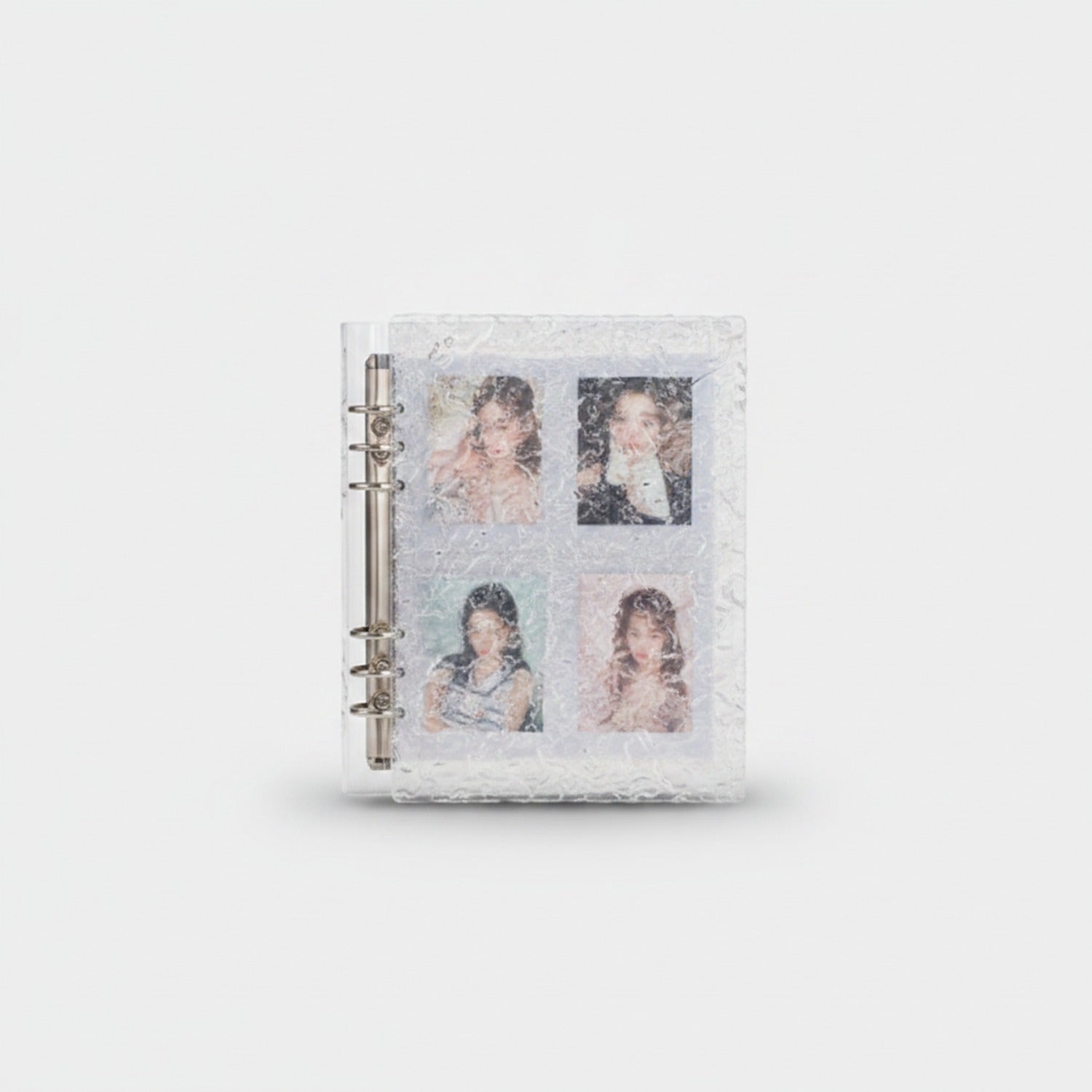 Glitter Photo Binder With Silver Ring Binding