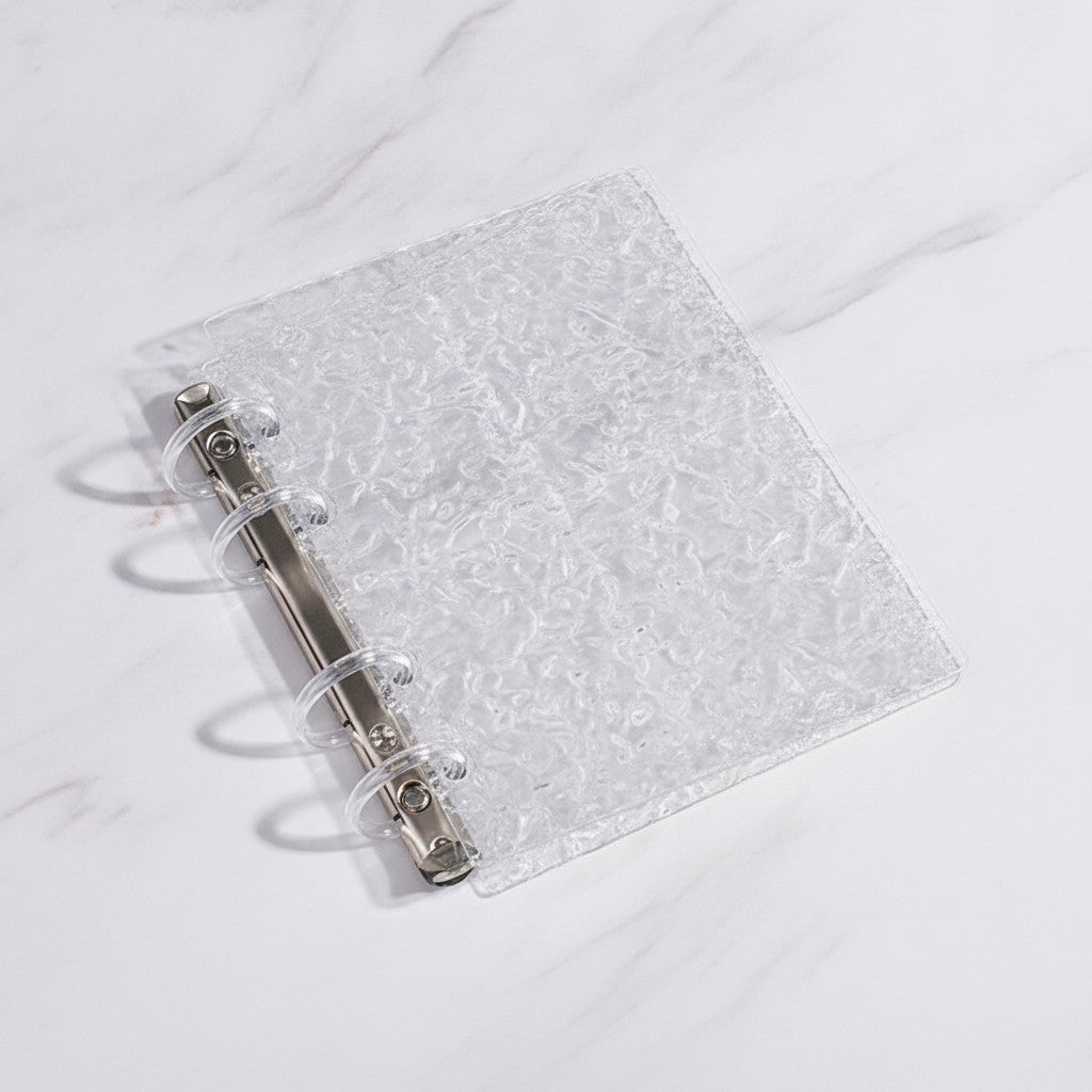 Glitter Photo Binder With Silver Ring Binding