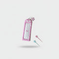 Pink Star Charm Keychain Mirror Accessory