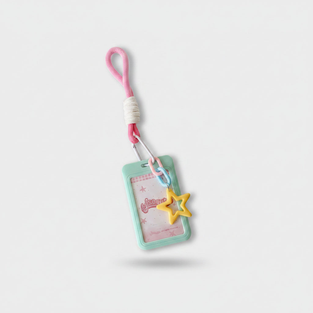 Mint Star Charm Cup Accessory Keychain